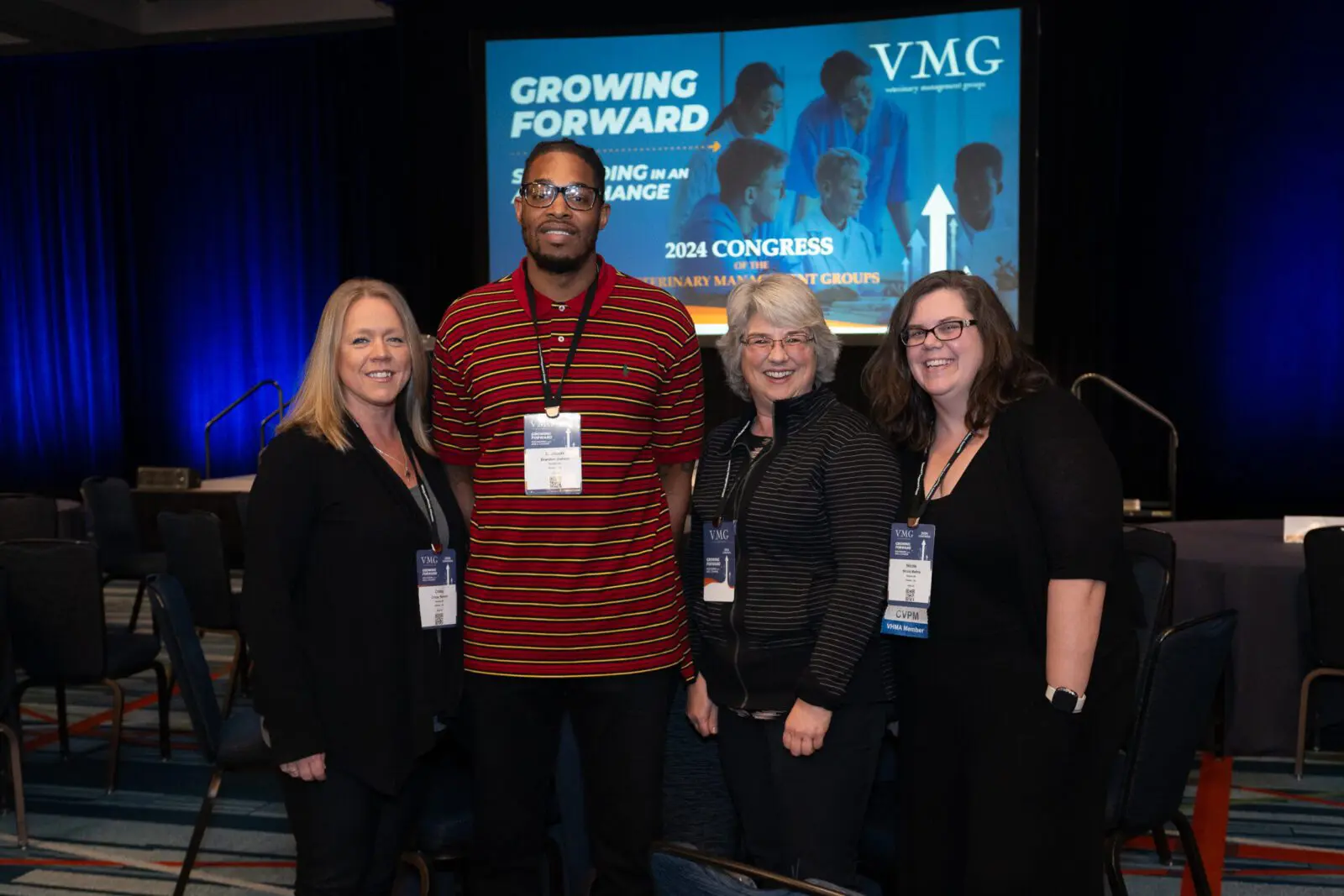 VMG members at a conference.