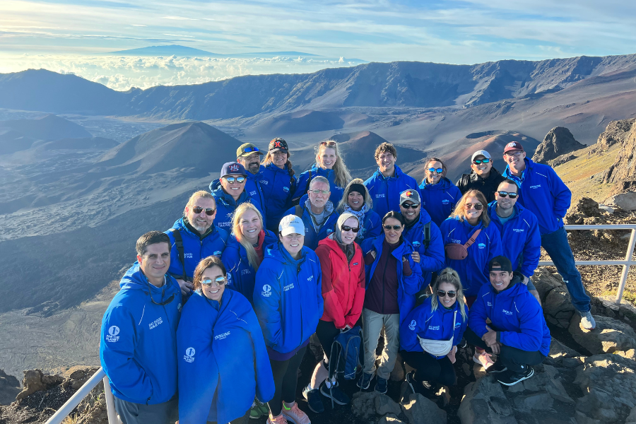 VMG-21 Group photo in Maui, Hawaii at Haleakala National Park